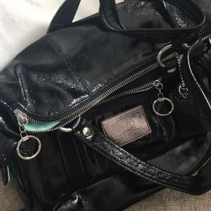 Coach Poppy Patent shoulder bag